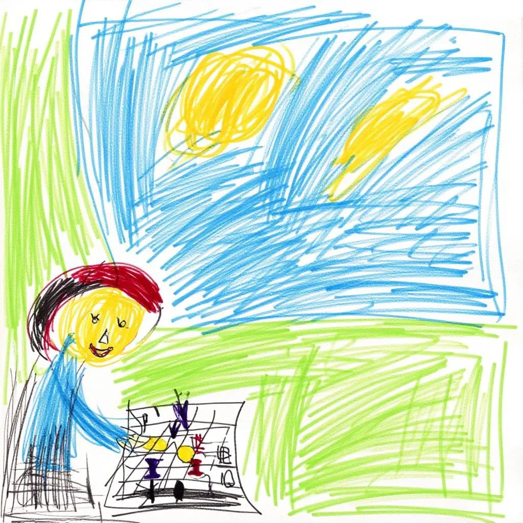 儿童绘画风格LoRA