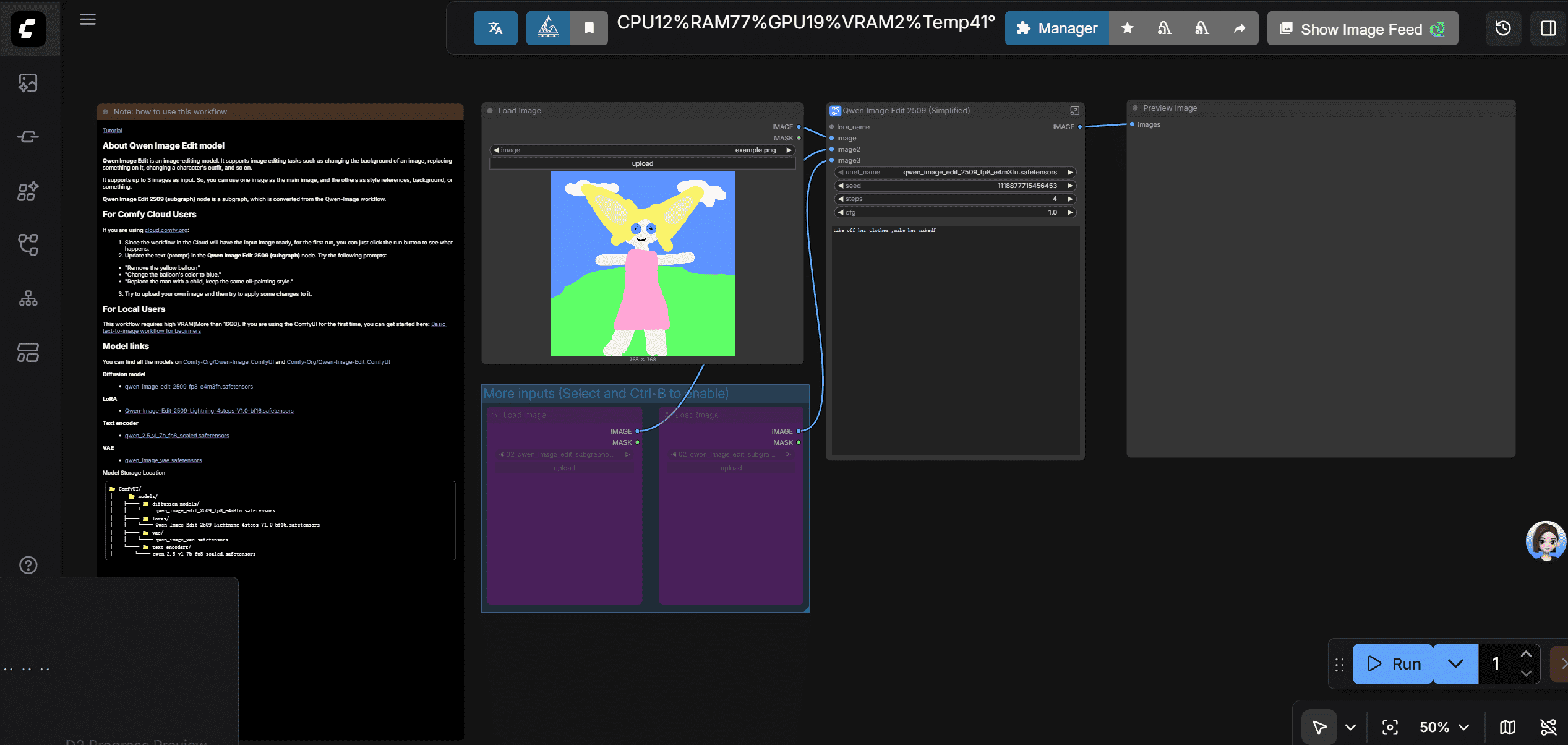image-editing workflow